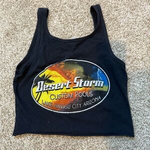 Desert Storm Black Tank Top